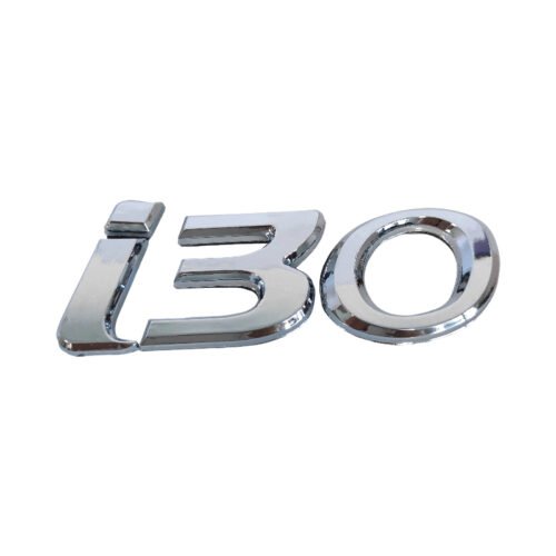 Shiny Hyundai i30 Chrome Emblem – Premium Mirror Finish Replacement Badge