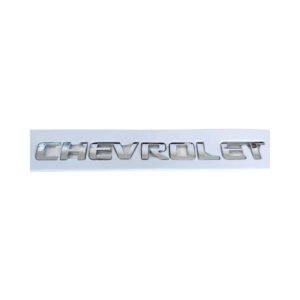 Shiny Chrome Chevrolet Letter Emblem – Stylish Chevy Tailgate Letters for Classic Exterior Trim Upgrade
