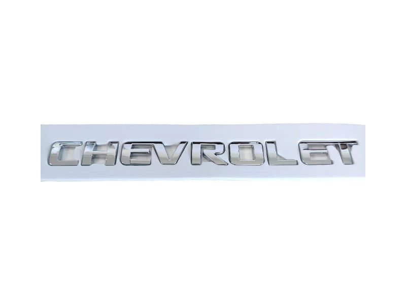 Shiny Chrome Chevrolet Letter Emblem – Stylish Chevy Tailgate Letters for Classic Exterior Trim Upgrade