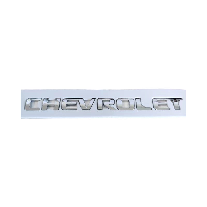 Shiny Chrome Chevrolet Letter Emblem – Stylish Chevy Tailgate Letters for Classic Exterior Trim Upgrade